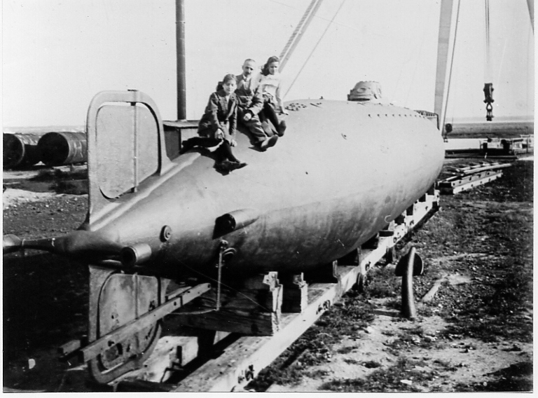 The first electric submarine, built by Isaac Peral (Image source)