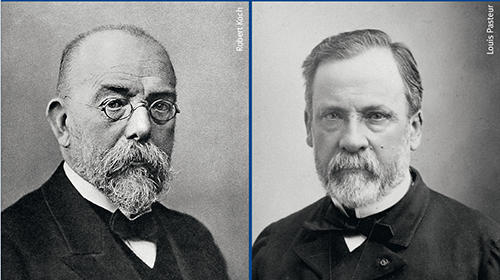 Si tanto Koch como Pasteur llevaban barba, por algo sería. Fuente.