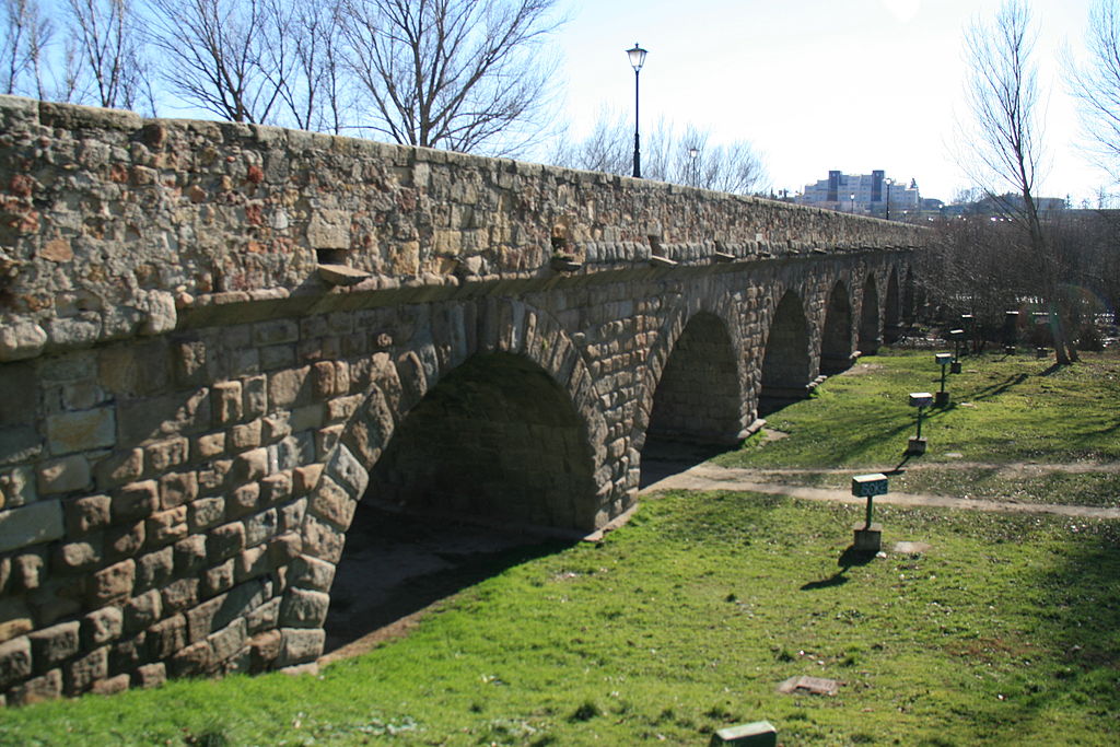 The Roman bridge of Salamanca, dating from around the 1st Century BC.