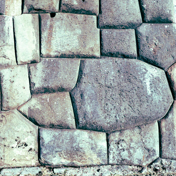 Un muro de Sacsahuamán, cerca de Lima.
