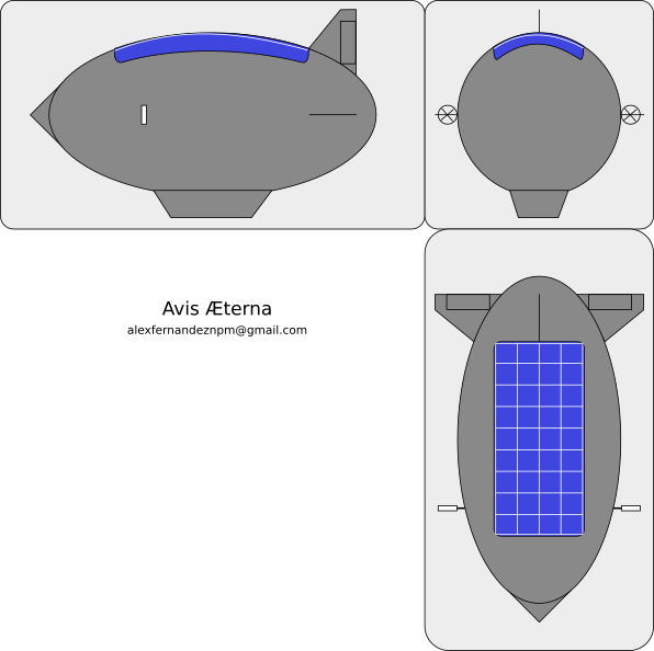 Plans for a model airship.