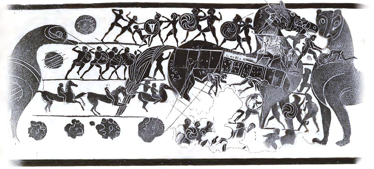 Sadly, the Trojan Horse is not featured in the Iliad. Source: Kaiserlich Deutsches Archäologisches Institut.