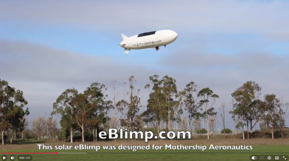 This is not farfetched: people are flying solar airships today. Source: YouTube video from eBlimp.